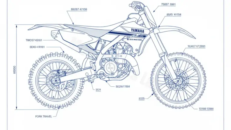 Yamaha YZ 250 – CG23C/1SSN Service Data: Oil, Battery & Specs