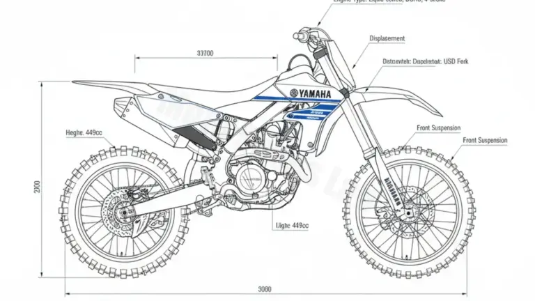 Yamaha YZ 450 F ANNIVERSARY – CJ21C/B116 Full Specifications & Ownership Data