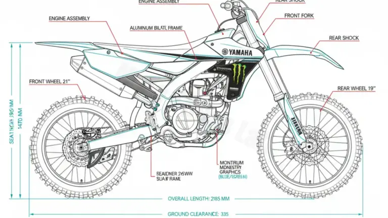 Yamaha YZ 450 F MONSTER ENERGY EDITION – CJ26C/B2WH Workshop Data: Fluids, Plugs & Tires