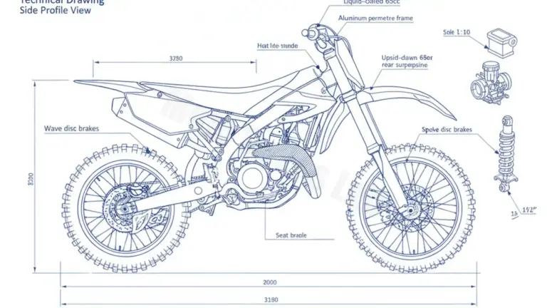 Yamaha YZ 65 – CB11C Specs: Oil Capacity & Tire Pressure