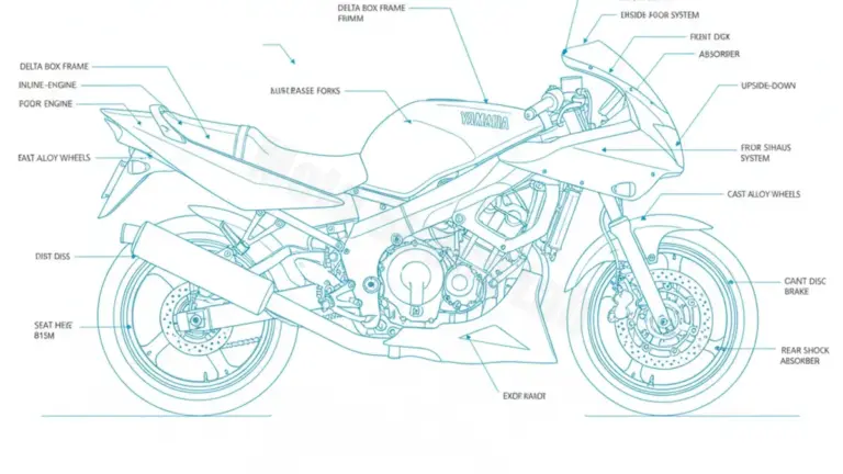 Yamaha YZF 1000 R THUNDERACE – 4VD Service Data: Oil, Battery & Specs