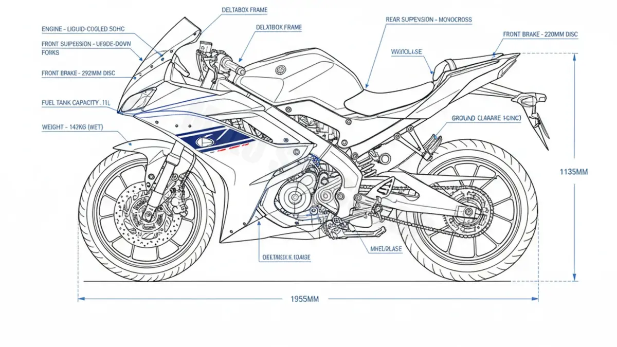 Yamaha YZF-R 125 (EURO 4) - RE29 Service Data: Oil, Battery & Specs