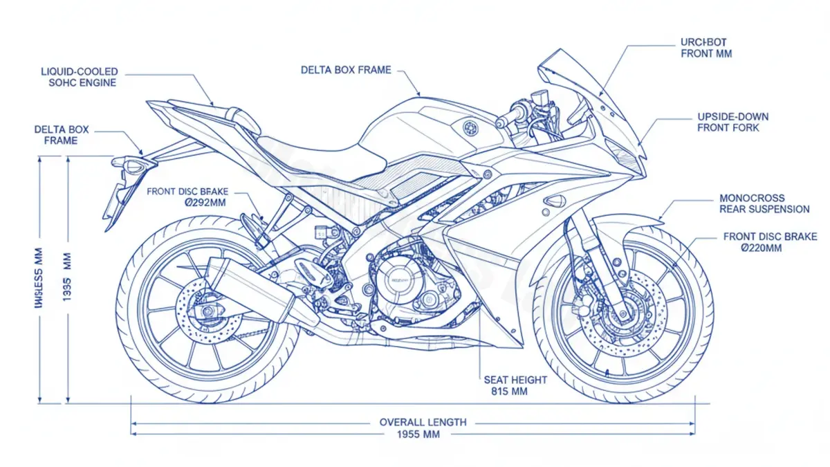 Yamaha YZF-R 125 R125 - RE40-R125/25 Maintenance: Recommended Oil & Tires