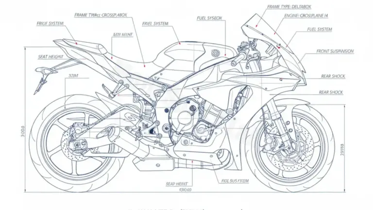 Yamaha YZF-R1 – RN225 Service Guide: Oil Level & Tire Specs