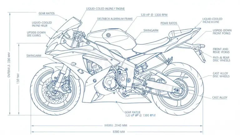 Yamaha YZF-R6 – RJ09 Workshop Data: Fluids, Plugs & Tires