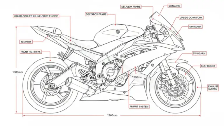 Yamaha YZF-R6 – RJ151 Workshop Data: Fluids, Plugs & Tires