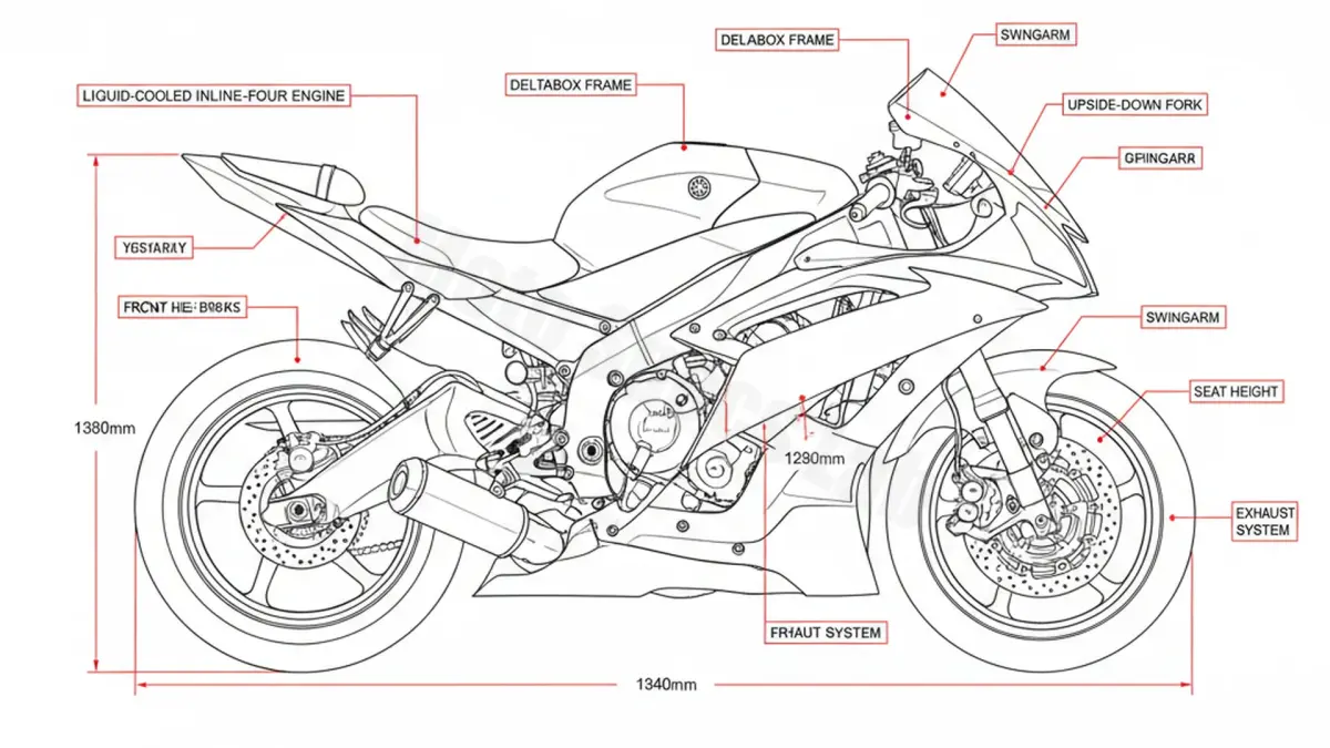 Yamaha YZF-R6 - RJ151 Workshop Data: Fluids, Plugs & Tires